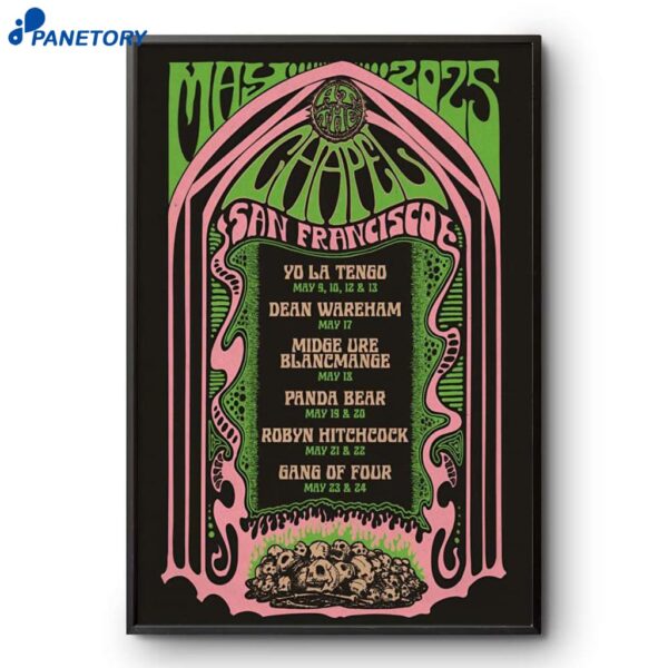 The Chapel Shows May 2025 Poster
