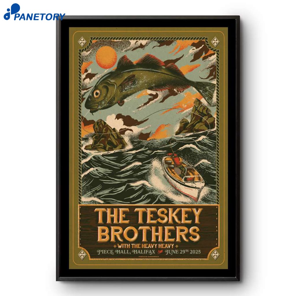 The Teskey Brothers 2025 Halifax UK Poster 2 The Teskey Brothers 2025 Halifax Uk Poster