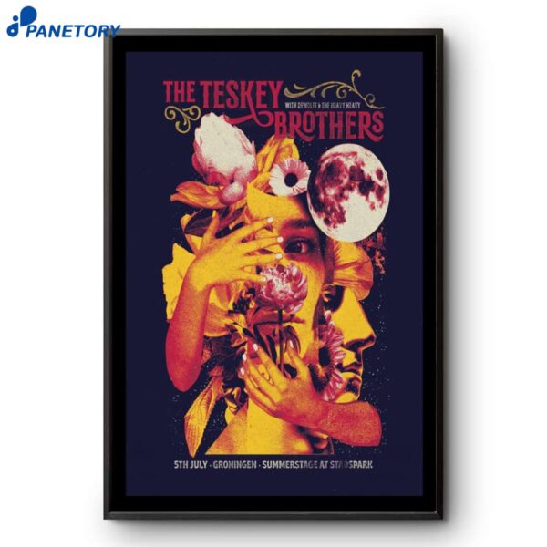 The Teskey Brothers Summerstage At Stadspark July 05 2025 Poster