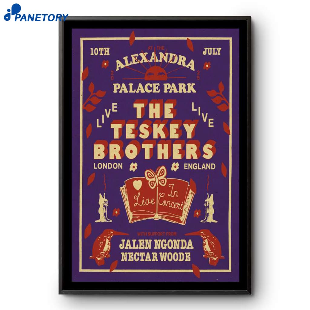 The Teskey Brothers Tour London England Jul 10 2025 Poster 2 The Teskey Brothers Tour London England Jul 10 2025 Poster