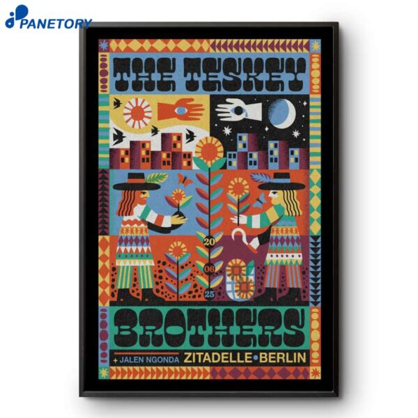 The Teskey Brothers Zitadelle Spandau Berlin Germany Jun 20 2025 Poster