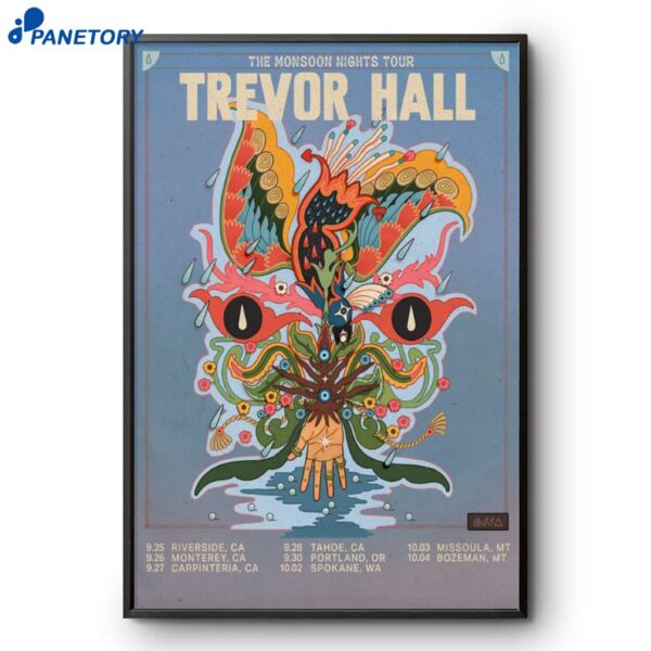 Trevor Hall The Monsoon Nights 2025 Shows Poster