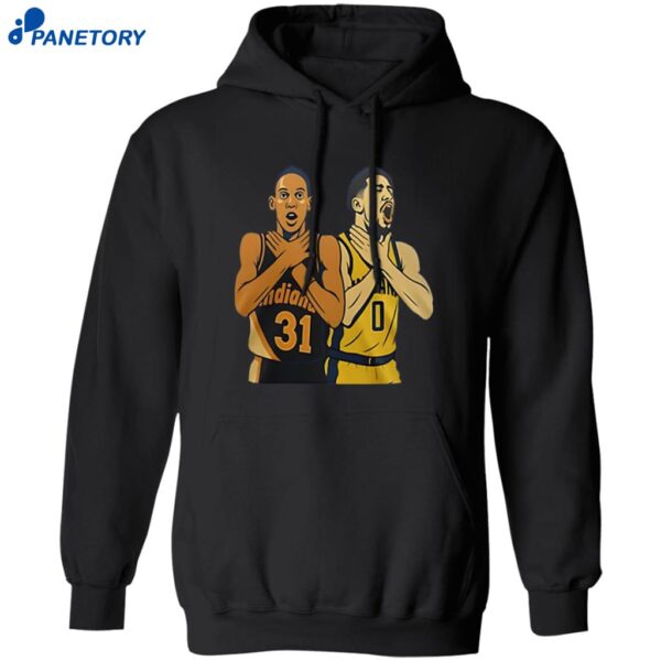 Tyrese Haliburton Legacy Signal Reggie Miller 2025 Shirt 1