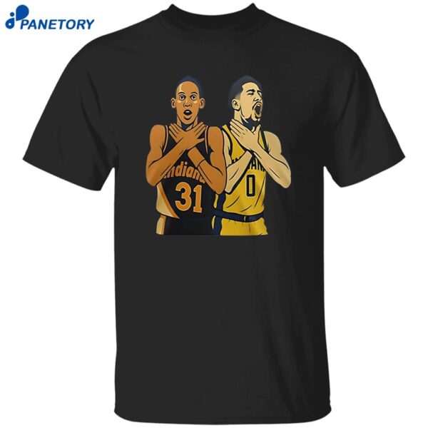 Tyrese Haliburton Legacy Signal Reggie Miller 2025 Shirt