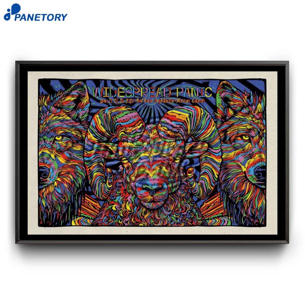 Widespread Panic Red Rocks Amphitheatre Morrison CO June 28 2025 Poster 2 Widespread Panic Red Rocks Amphitheatre Morrison Co June 28 2025 Poster