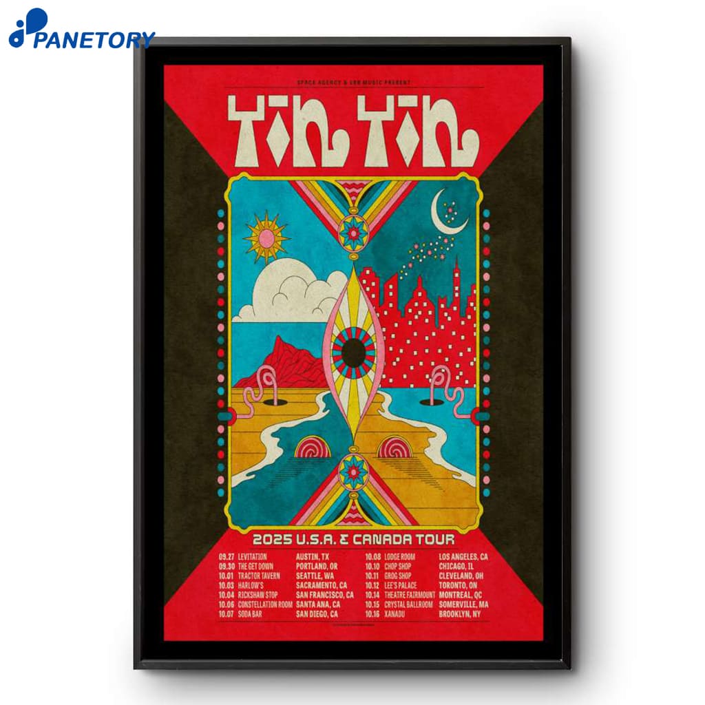 Yin Yin Band Tour USA And Canada 2025 Poster 2 Yin Yin Band Tour Usa And Canada 2025 Poster