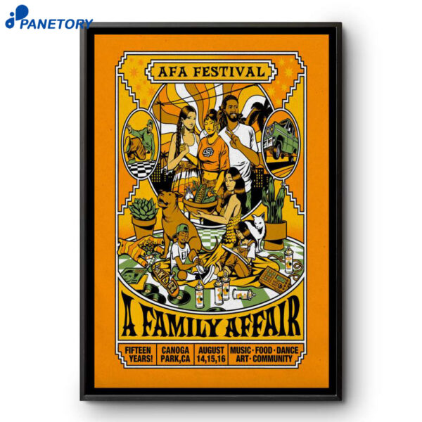 Afa Festival A Family Affair Canoga Park CA Aug 14-16 2025 Poster