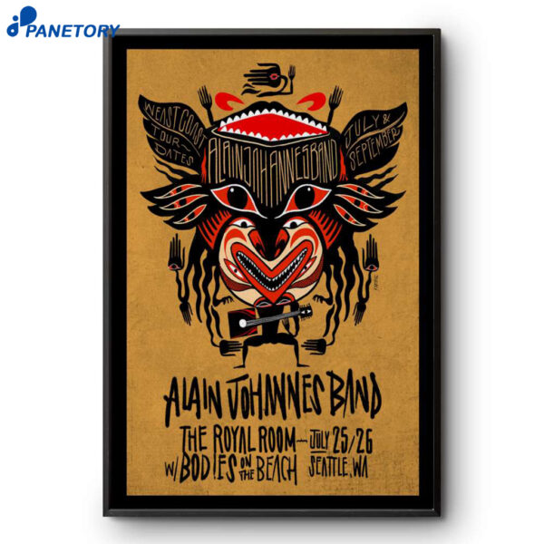 Alain Johannes Seattle WA Event July 26 2025 Poster