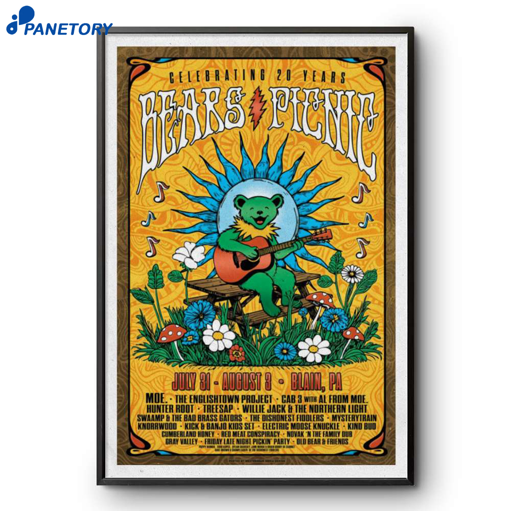 Bears Picnic Blain PA July 31 - Aug 3 2025 Poster 2 Bears Picnic Blain Pa July 31 - Aug 3 2025 Poster