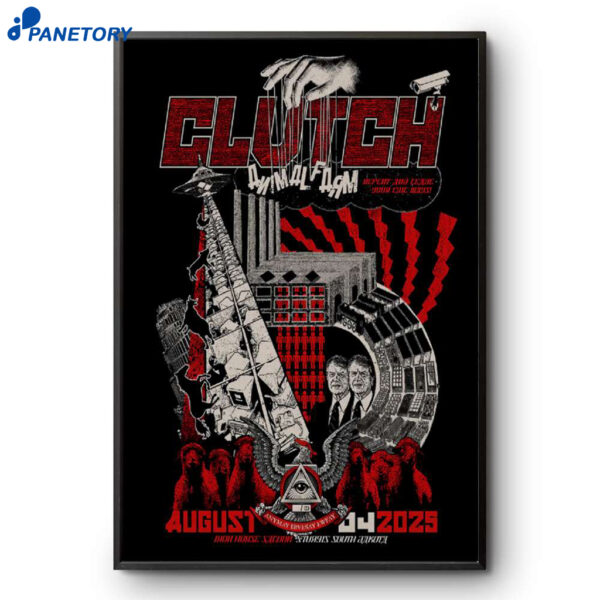 Clutch Sturgis Tour Aug 4 2025 Poster