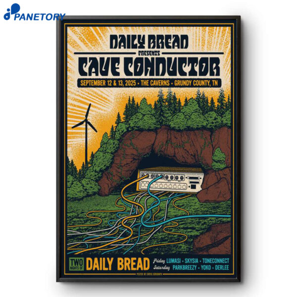 Daily Bread The Caverns Sep 12-13 2025 Poster