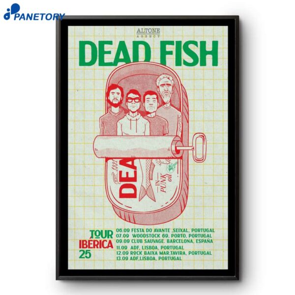 Dead Fish Iberica 2025 Tour Poster