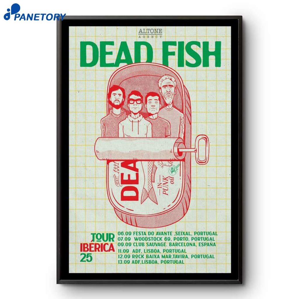 Dead Fish Iberica 2025 Tour Poster 2 Dead Fish Iberica 2025 Tour Poster
