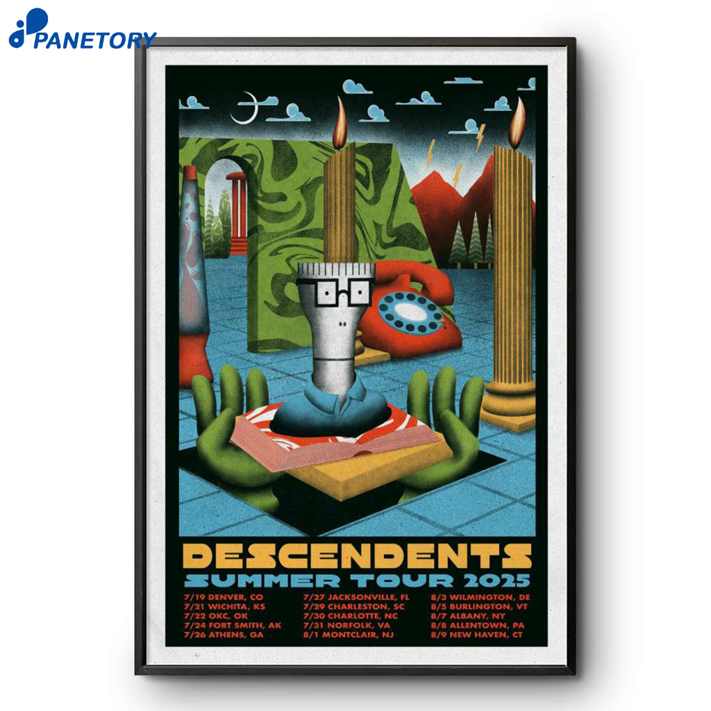 Descendents Summer Tour 2025 Poster 2 Descendents Summer Tour 2025 Poster