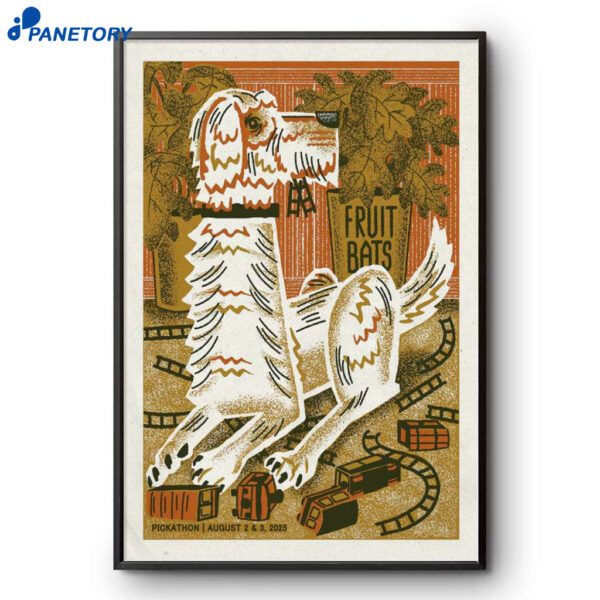 Fruit Bats Happy Valley OR Aug 2-3 2025 Poster