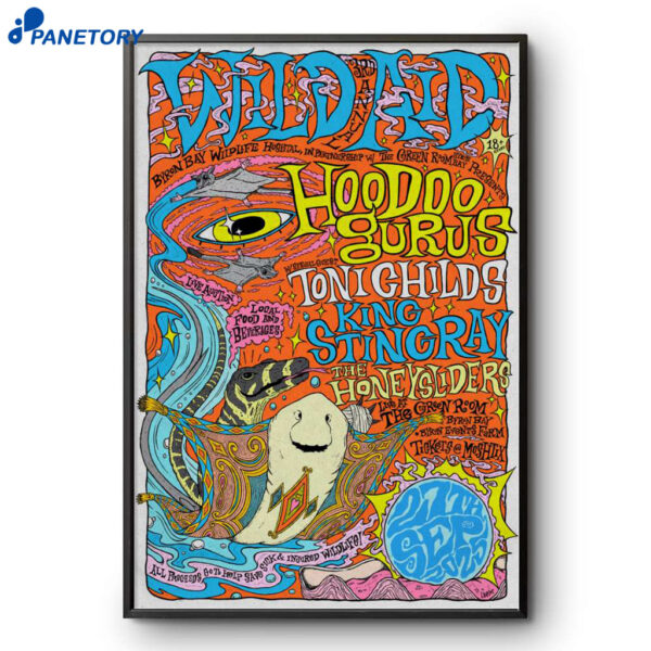 Hoodoo Gurus The Barracks Sydney Aus Sept 27 2025 Poster
