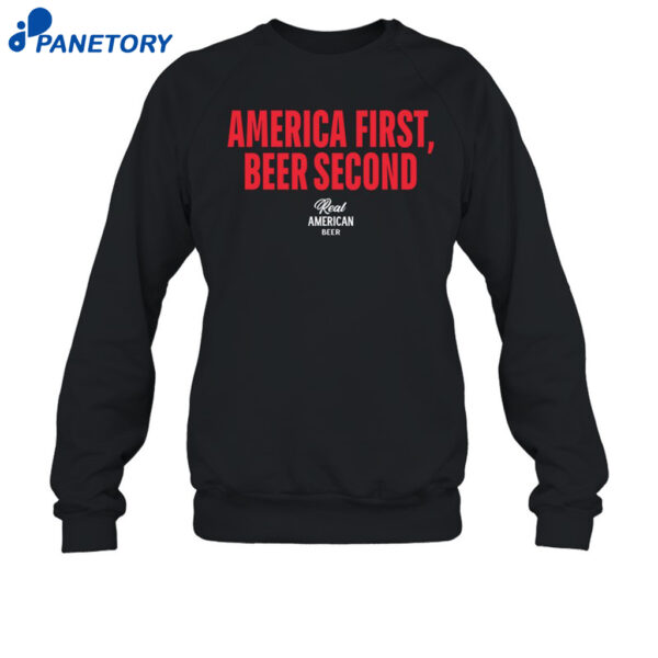Hulk Hogan America First Beer Second Shirt 1