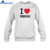 I Love Zeedijk Shirt 1