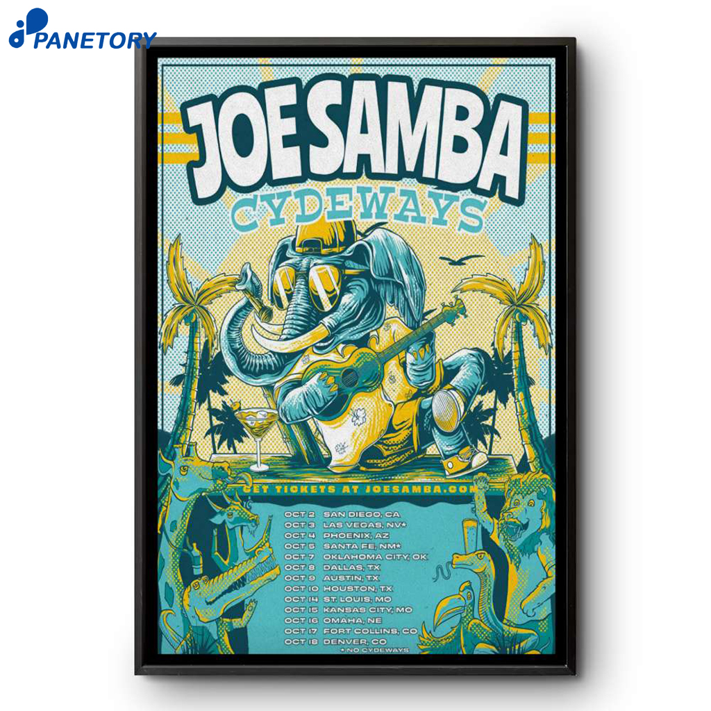 Joe Samba Cydeway's October 2025 Shows Poster 2 Joe Samba Cydeway's October 2025 Shows Poster