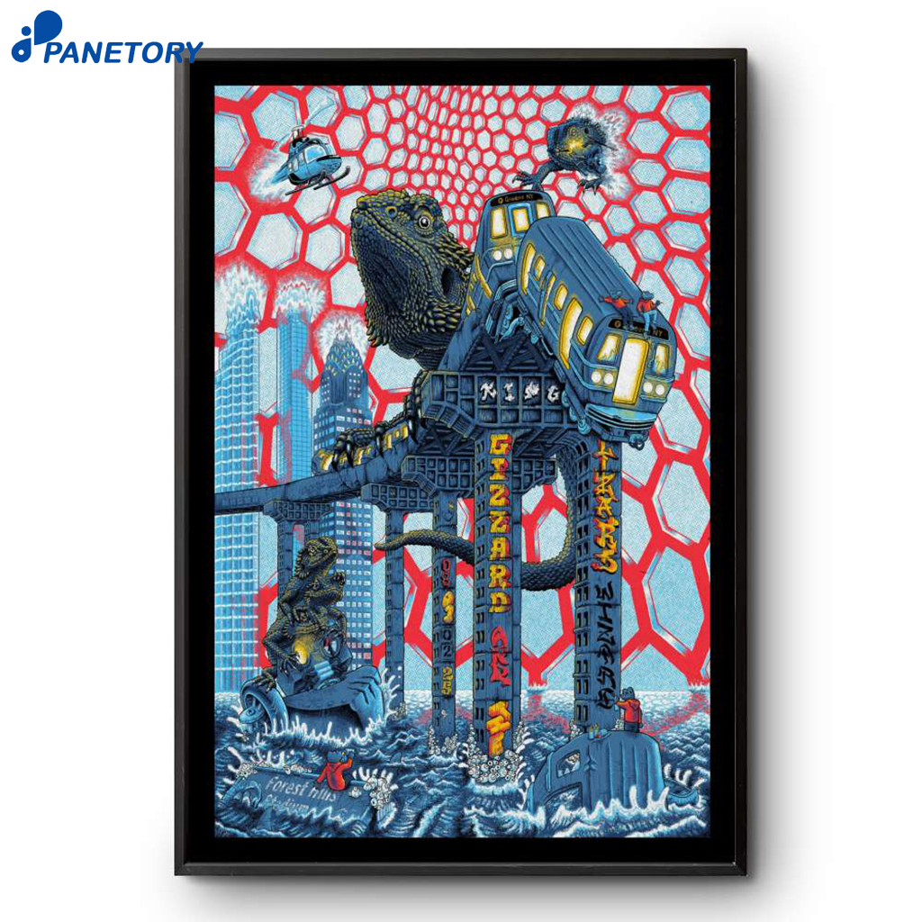 King Gizzard & The Lizard Wizard Tour Forest Hills NY Aug 01 2025 Poster 2 King Gizzard & The Lizard Wizard Tour Forest Hills Ny Aug 01 2025 Poster
