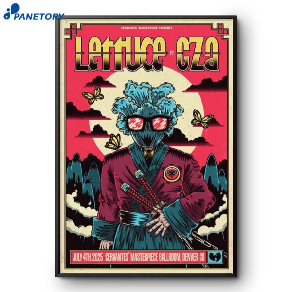 Lettuce X Gza In Denver Co Jul 4 2025 Poster