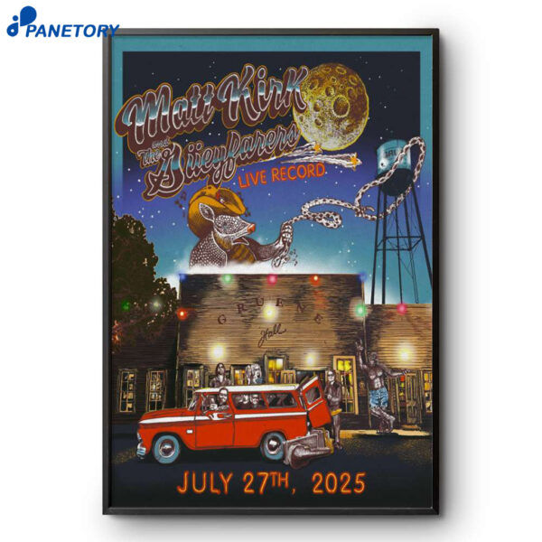 Matt Kirk New Braunfels TX Jul 27 2025 Poster