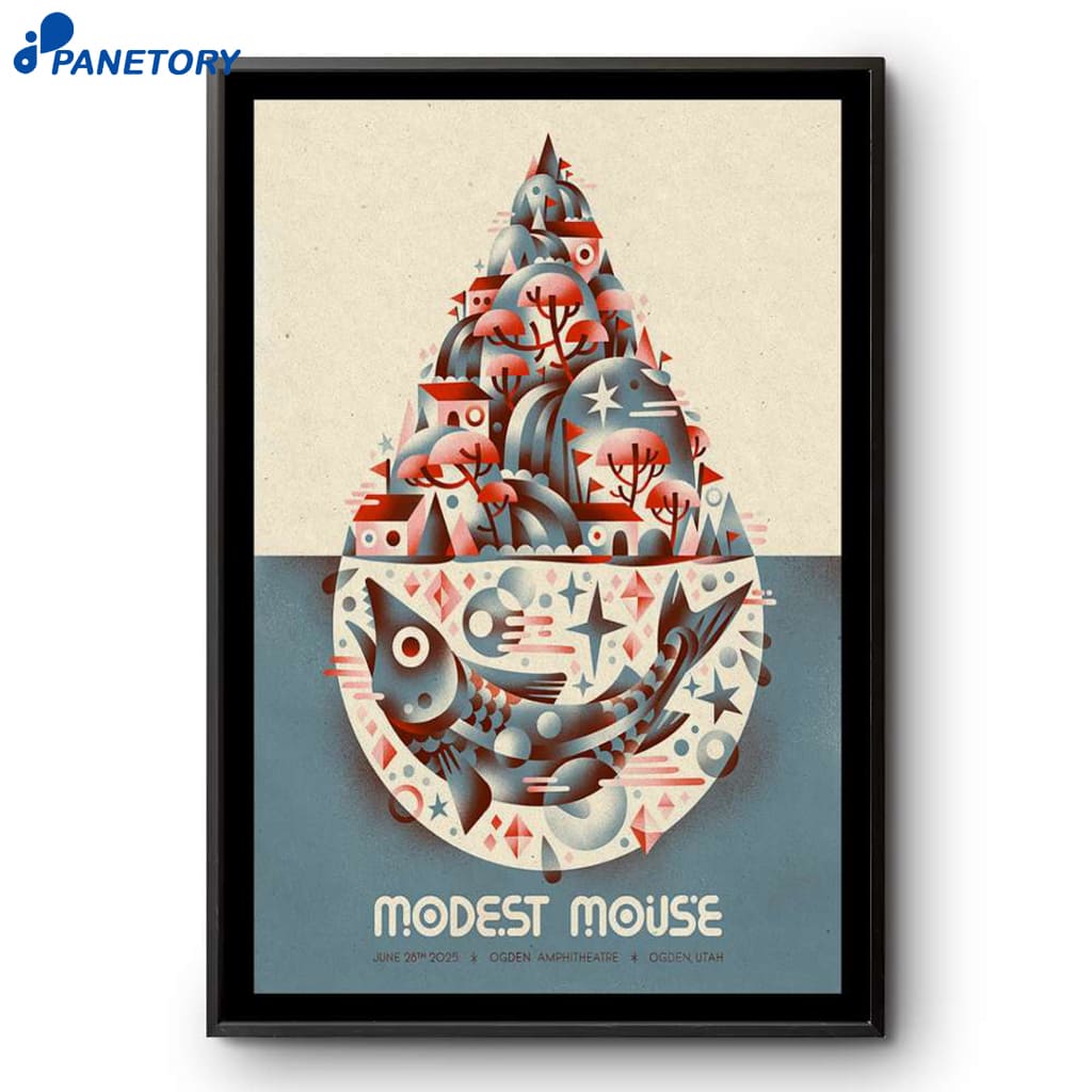 Modest Mouse Ogden Amphitheater Ogden UT June 28 2025 Poster 2 Modest Mouse Ogden Amphitheater Ogden Ut June 28 2025 Poster