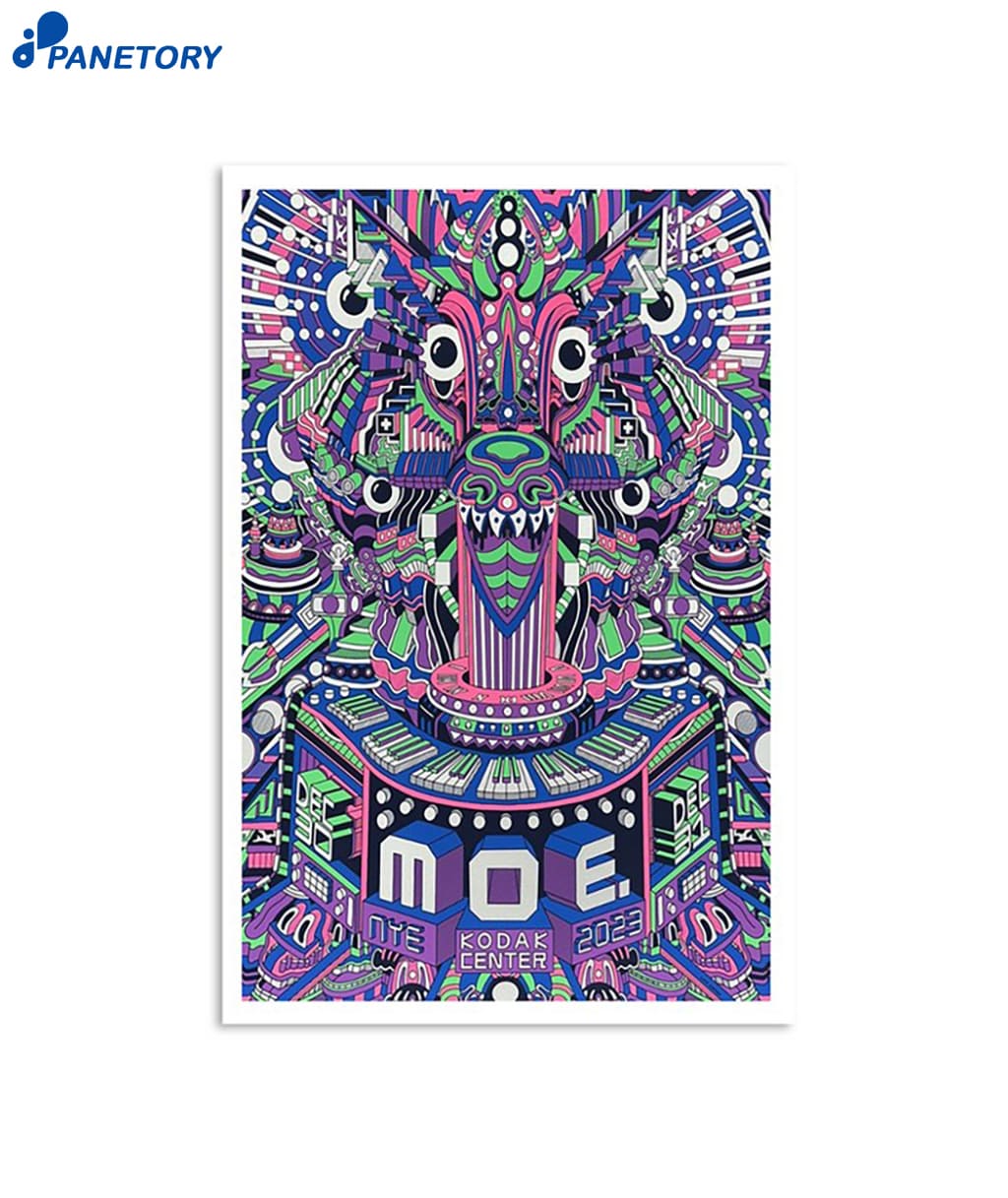 Moe The Band Dec 30 & 31 2023 Rochester NY Poster 2 Moe The Band Dec 30 & 31 2023 Rochester Ny Poster