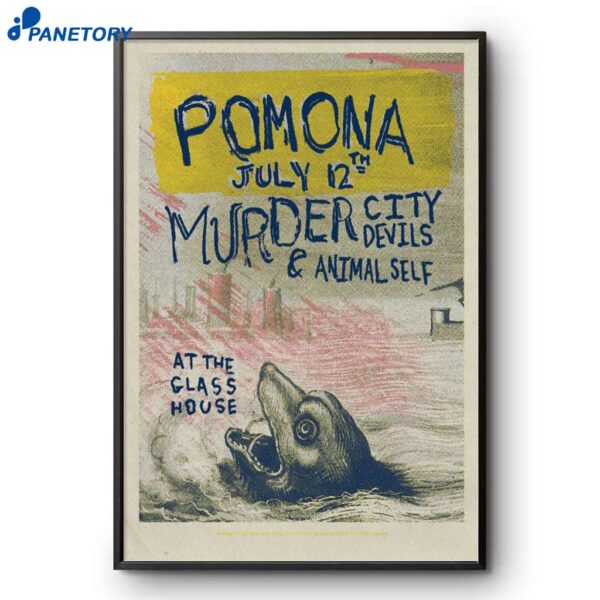Murder City Devils Pomona CA Tour Jul 12 2025 Poster