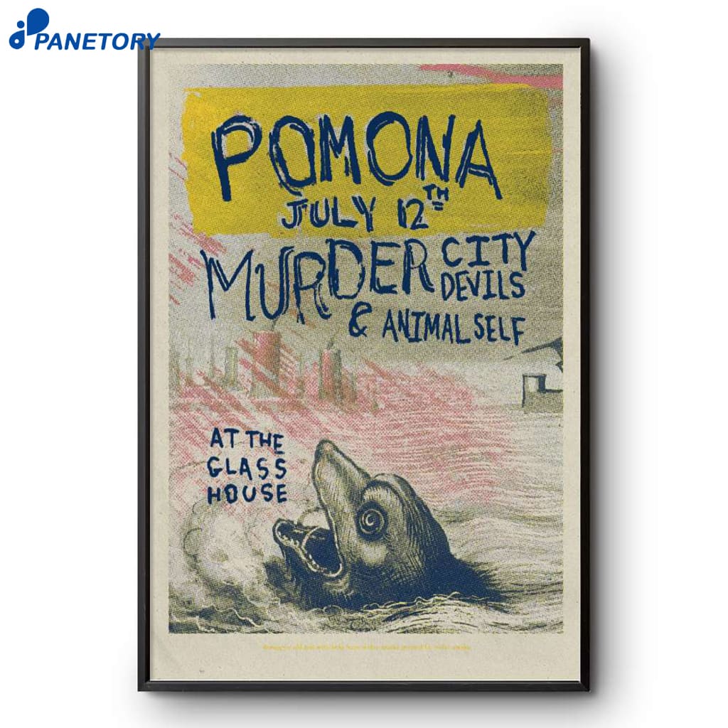 Murder City Devils Pomona CA Tour Jul 12 2025 Poster 2 Murder City Devils Pomona Ca Tour Jul 12 2025 Poster