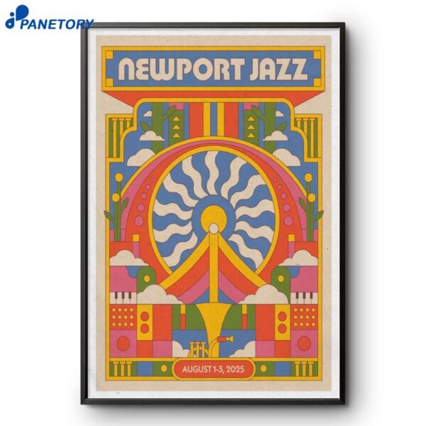 Newport Jazz Newport Rhode Island Aug 1-3 2025 Poster