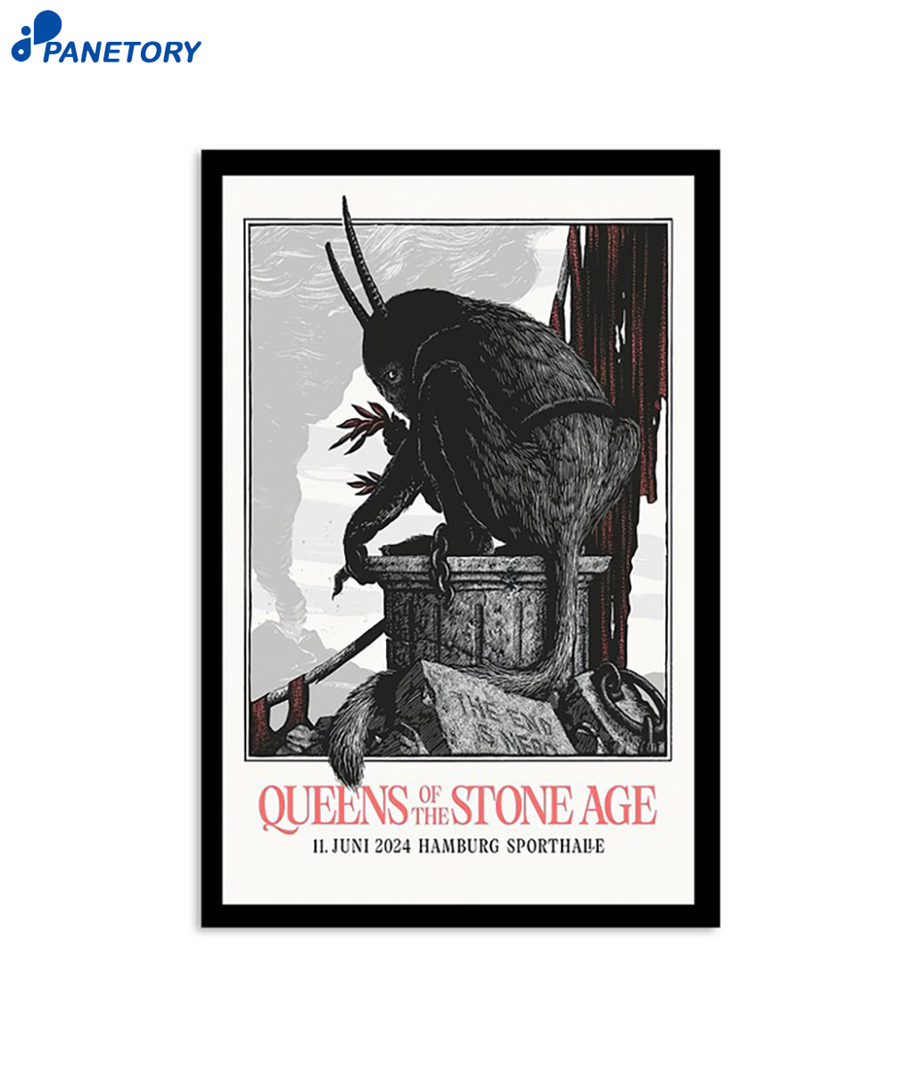 Queens Of The Stone Age Sporthalle Hamburg Germany June 11 2024 Poster 2 Queens Of The Stone Age Sporthalle Hamburg Germany June 11 2024 Poster