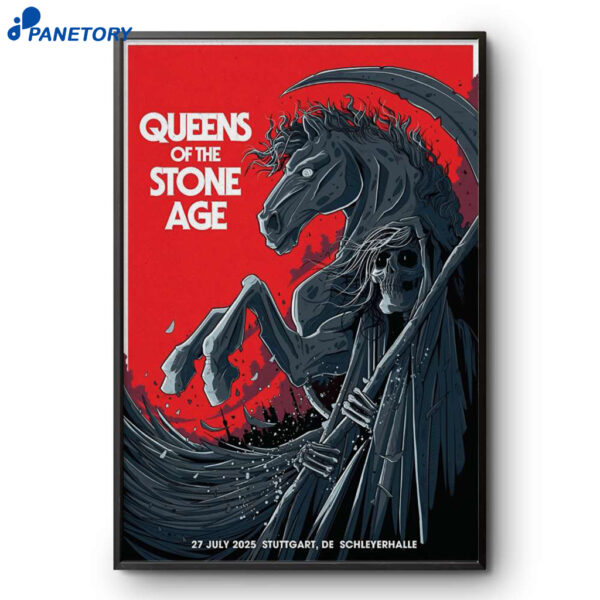 Queens Of The Stone Age Stuttgart DE 7-27-2025 Poster