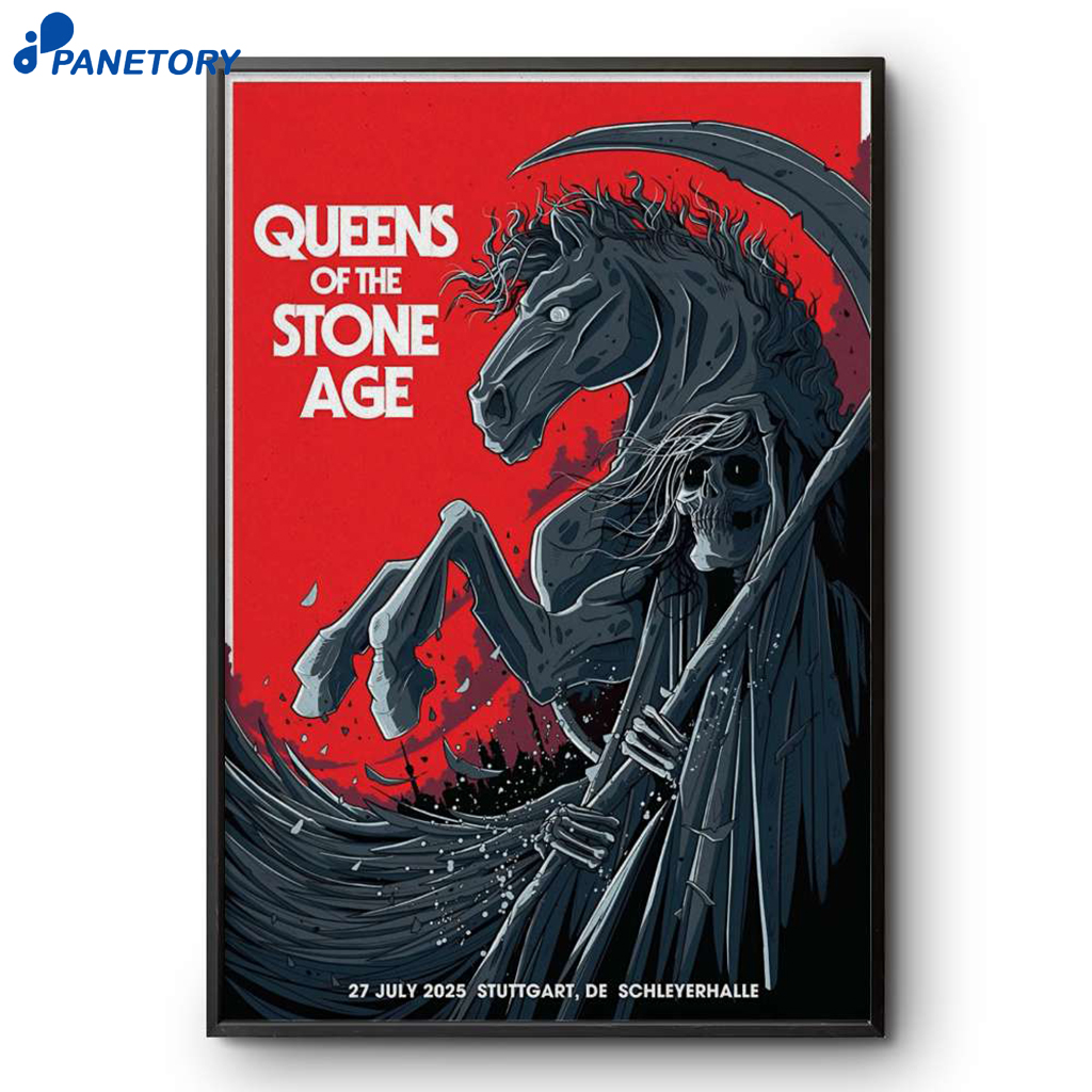 Queens Of The Stone Age Stuttgart DE 7-27-2025 Poster 2 Queens Of The Stone Age Stuttgart De 7-27-2025 Poster