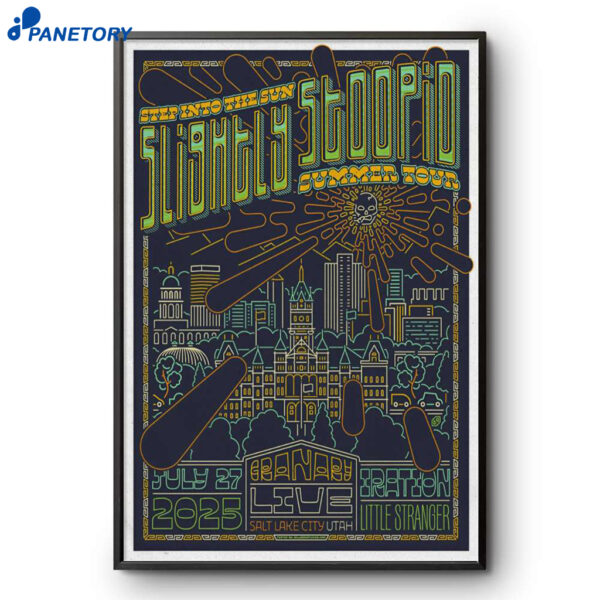 Slightly Stoopid In Salt Lake City UT Jul 27 2025 Poster