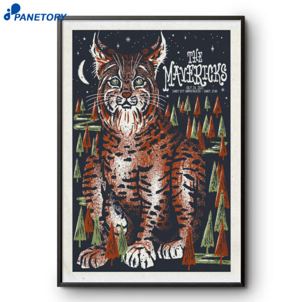 The Mavericks Sandy Amphitheater Sandy UT July 24 2025 Poster