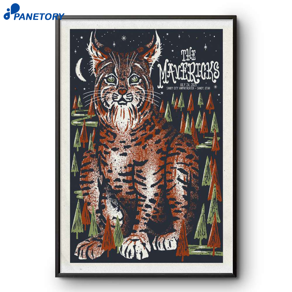 The Mavericks Sandy Amphitheater Sandy UT July 24 2025 Poster 2 The Mavericks Sandy Amphitheater Sandy Ut July 24 2025 Poster