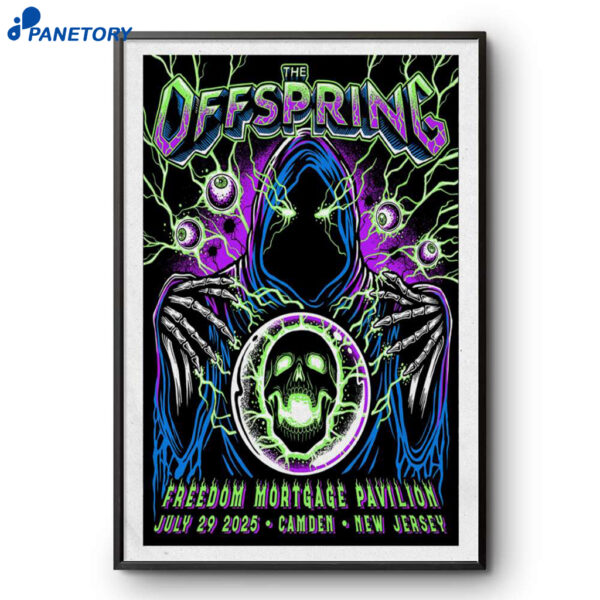 The Offspring Camden NJ July 29 2025 Poster