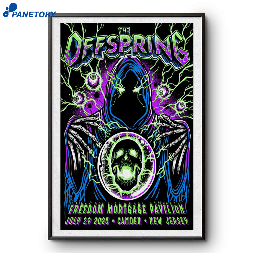 The Offspring Camden NJ July 29 2025 Poster 2 The Offspring Camden Nj July 29 2025 Poster