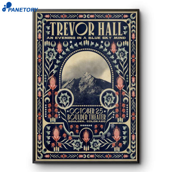 Trevor Hall In Boulder CO Oct 25 2025 Poster