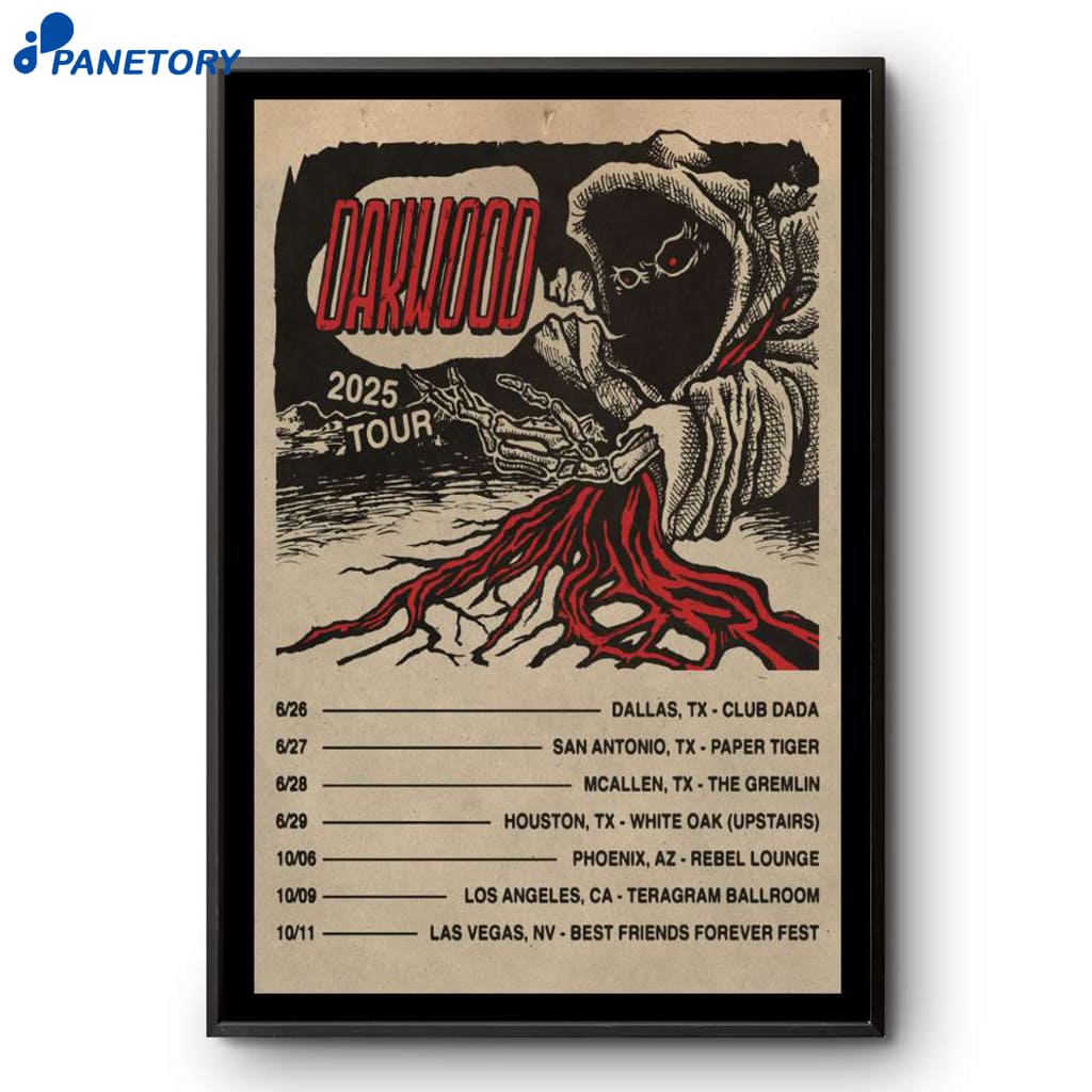 Us West Coast 2025 Oakwood Band Poster 2 Us West Coast 2025 Oakwood Band Poster