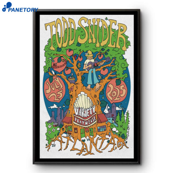 Variety Playhouse 2025 Todd Snider Poster
