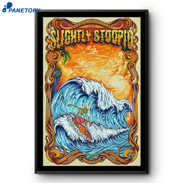2025 Slightly Stoopid Santa Barbara Bowl Poster