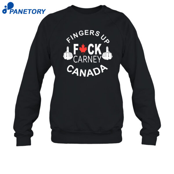 Fingers Up Fuck Carney Canada Shirt 1