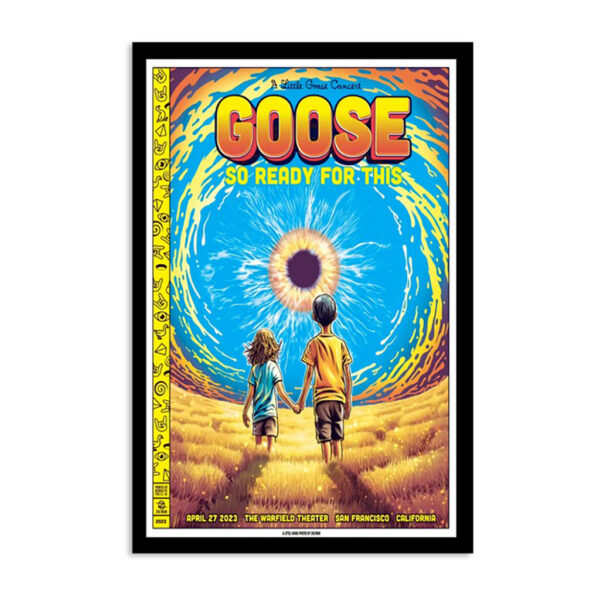 Goose The Warfield Theater San Francisco CA April 27 2023 Poster