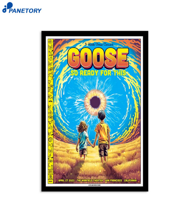 Goose The Warfield Theater San Francisco CA April 27 2023 Poster