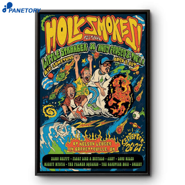 Holy Smokes Festival Nelson Ledges Quarry Park Sept 26-27 2025 Poster