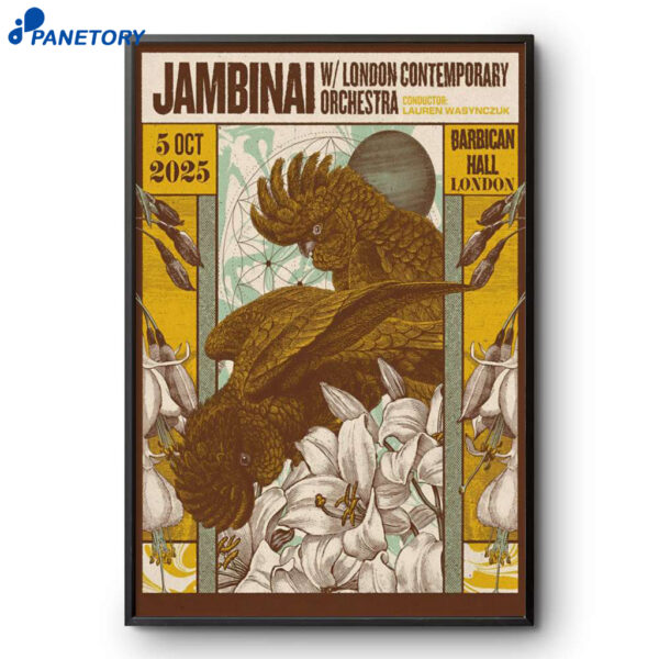 Jambinai Barbican Hall London UK 10-5-2025 Poster