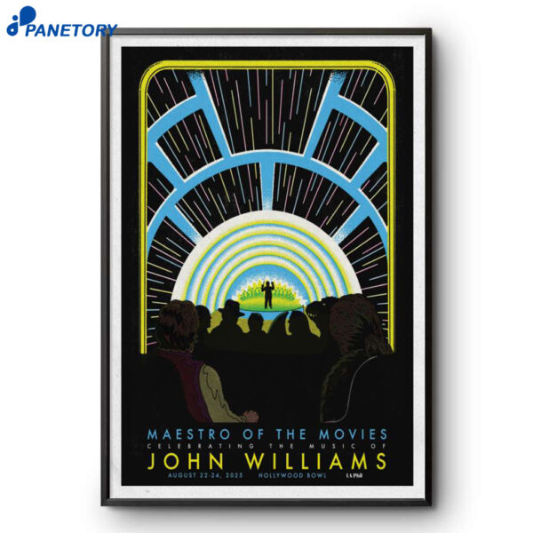 John Williams Los Angeles_s Hollywood Bowl Concert August 22-24 2025 Poster