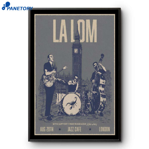 La Lom Show London UK 2025 Poster